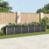 Strat înălțat de grădină antracit 240x40x45 cm oțel galvanizat GartenMobel Dekor