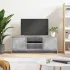 Comodă TV, gri beton, 102x30x37,5 cm, lemn prelucrat GartenMobel Dekor