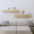 Rafturi de perete, 2 buc., 50x12x9 cm, lemn masiv de pin GartenMobel Dekor
