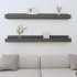 Rafturi de perete, 2 buc., gri, 80x12x9 cm, lemn masiv de pin GartenMobel Dekor