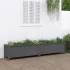 Strat înălțat de grădină, alb, 119,5x40x39 cm, lemn masiv pin GartenMobel Dekor