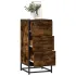 Dulap, stejar sonoma, 35,5x35x76 cm, lemn prelucrat și metal GartenMobel Dekor