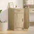 Bufet cu sertar Stejar Sonoma 40 x 40.5 x 75 cm Lemn compozit GartenMobel Dekor