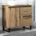 Dulap chiuvetă baie, stejar artizanal 65x33x60cm lemn prelucrat GartenMobel Dekor