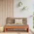 Canapea de Grădină Din Mijloc Lemn masiv de pin Maro Ceară GartenMobel Dekor