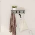 Răcător de paltoane montat pe perete Pe perete Gri Sonoma GartenMobel Dekor
