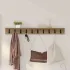 Răcător de paltoane montat pe perete Pe perete Stejar Negru GartenMobel Dekor