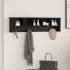 Răcător de paltoane montat pe perete cu raft Stejar Artizanal GartenMobel Dekor