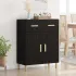 Bufet cu sertar Stejar negru 34 x 69.5 x 89 cm Lemn compozit GartenMobel Dekor