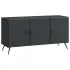 Cabinet TV Stejar fumuriu 99 x 34,5 x 50 cm Lemn prelucrat GartenMobel Dekor