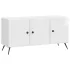 Cabinet TV Stejar fumuriu 99 x 34,5 x 50 cm Lemn prelucrat GartenMobel Dekor