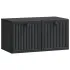 Dulap TV suspendat de perete, negru, 59,5 x 31 x 30 cm, 2 uși