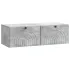 Oglindă TV montată pe perete Sonoma gri 99 x 41 x 30 cm GartenMobel Dekor