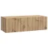 Oglindă TV montată pe perete Alb foarte lucios 98 x 41 x 30 cm GartenMobel Dekor