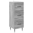 Dulap cu sertare Alb foarte lucios 33 x 34,5 x 89,5 cm GartenMobel Dekor