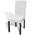 Huse de scaun elastice drepte, 4 buc., crem GartenMobel Dekor