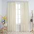 Draperii opace, 2 buc., negru, 140x225 cm, catifea, cu cârlige GartenMobel Dekor