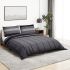 Set cu husă de pilotă, negru, 220x240 cm, bumbac GartenMobel Dekor