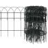 Gard delimitare grădină fier vopsit electrostatic 25 x 0,65 m GartenMobel Dekor