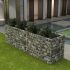 Strat înălțat gabion, 360 x 90 x 50 cm, oțel GartenMobel Dekor