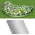 Gard de gazon, 10 buc., 100 x 20 cm, oțel galvanizat GartenMobel Dekor