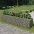 Strat înălțat gabion, 180 x 50 x 50 cm, oțel galvanizat GartenMobel Dekor