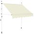 Copertină retractabilă manual, antracit, 250 cm GartenMobel Dekor