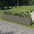 Strat înălțat gabion, 180 x 50 x 50 cm, oțel galvanizat GartenMobel Dekor