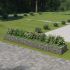 Strat înălțat gabion, 180 x 50 x 50 cm, oțel galvanizat GartenMobel Dekor