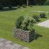 Strat înălțat gabion, 180 x 50 x 50 cm, oțel galvanizat GartenMobel Dekor