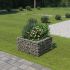 Strat înălțat gabion, 180 x 50 x 50 cm, oțel galvanizat GartenMobel Dekor