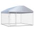 Padoc pentru câini de exterior cu acoperiș, 200 x 100 x 125 cm GartenMobel Dekor