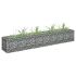 Strat înălțat gabion, 450x30x10 cm, oțel galvanizat GartenMobel Dekor