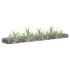 Strat înălțat gabion, 450x30x10 cm, oțel galvanizat GartenMobel Dekor