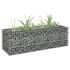 Strat înălțat gabion, 450x30x10 cm, oțel galvanizat GartenMobel Dekor