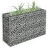Strat înălțat gabion, 450x30x10 cm, oțel galvanizat GartenMobel Dekor