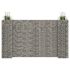 Jardinieră gabion în formă de H, 260 x 40 x 80 cm, sârmă oțel GartenMobel Dekor