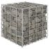 Strat înălțat cub gabion, 50 x 50 x 50 cm, sârmă de oțel GartenMobel Dekor