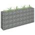 Strat înălțat gabion, 450x30x10 cm, oțel galvanizat GartenMobel Dekor