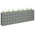 Strat înălțat gabion, 450x30x10 cm, oțel galvanizat GartenMobel Dekor