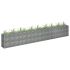 Strat înălțat gabion, 450x30x10 cm, oțel galvanizat GartenMobel Dekor