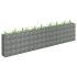 Strat înălțat gabion, 450x30x10 cm, oțel galvanizat GartenMobel Dekor