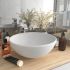 Chiuvetă baie lux verde închis mat 32,5x14 cm ceramică rotund GartenMobel Dekor
