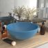 Chiuvetă baie lux verde închis mat 32,5x14 cm ceramică rotund GartenMobel Dekor