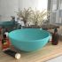 Chiuvetă baie lux verde închis mat 32,5x14 cm ceramică rotund GartenMobel Dekor