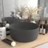 Chiuvetă baie lux verde închis mat 40x15 cm ceramică rotund GartenMobel Dekor