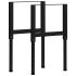 Cadre banc lucru reglabile, 2 buc., gri, 55x(69-95,5) cm, metal GartenMobel Dekor
