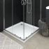 Cădiță de duș dreptunghiulară din ABS, alb, 70x120 cm GartenMobel Dekor