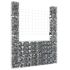 Coș gabion în formă de U cu 6 stâlpi, 620x20x150 cm, fier GartenMobel Dekor
