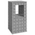 Stâlpi tip coș gabion, 2 buc., 40x40x60 cm, fier GartenMobel Dekor